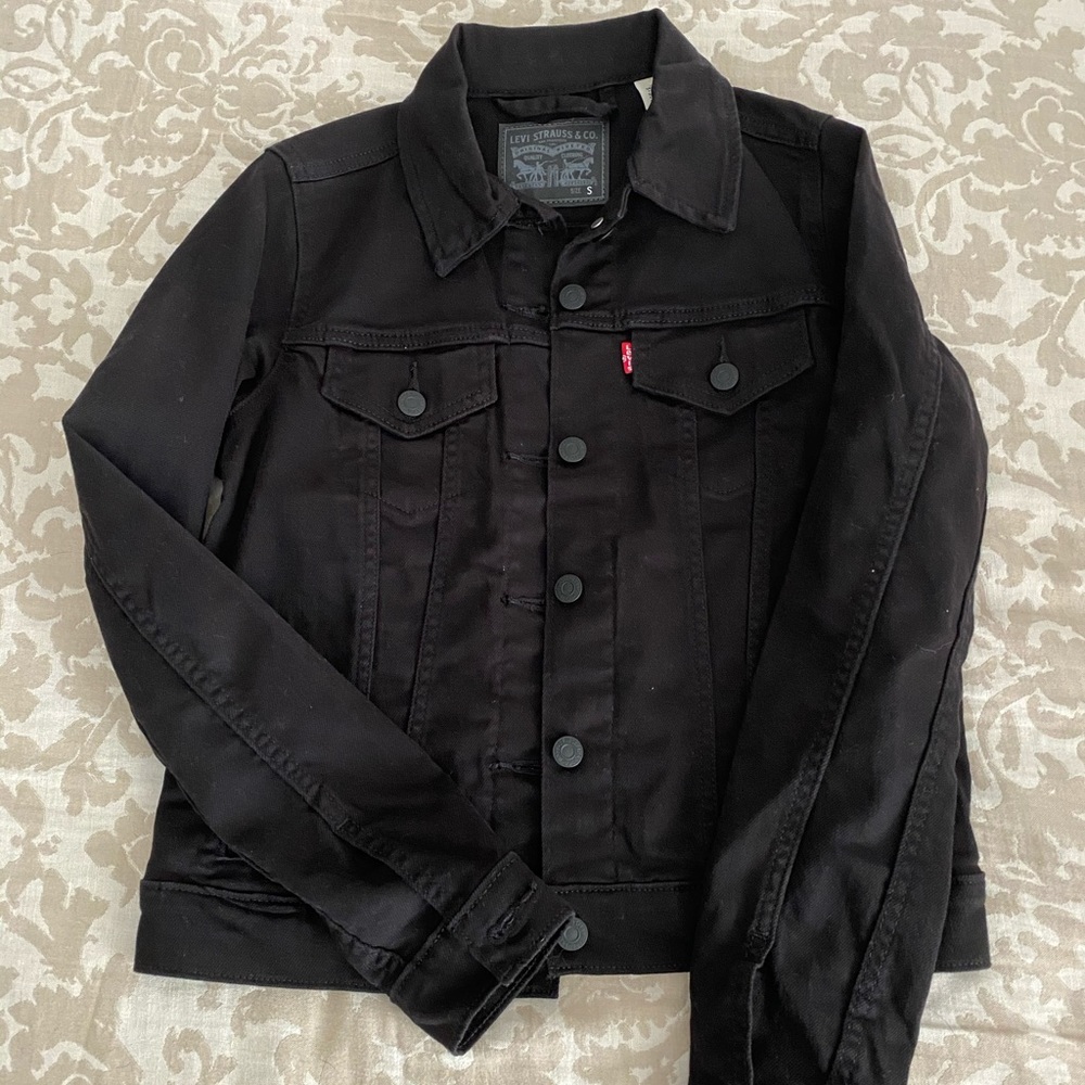 Levi’s black denim original trucker jacket